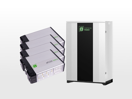 4x eFlex max 5.4kWh batteries with DuraRack enclosure