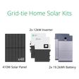 19.68kW complete solar system for home with Fortress 12kW hybrid inverter and eForce 19.2kWh lithium battery.