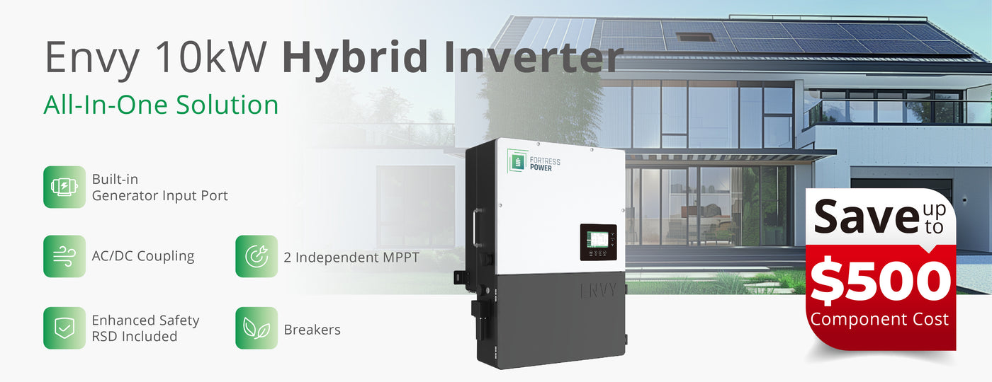 Fortress Power Envy 10kW All-In-One Hybrid Inverter
