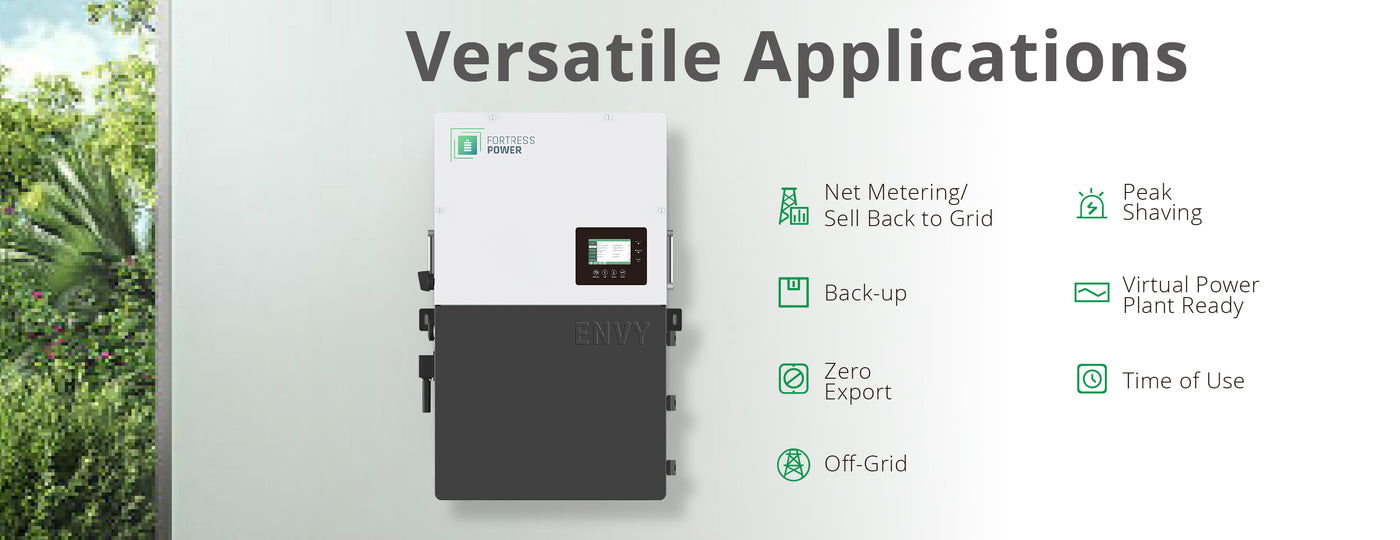 Fortress Power Envy True 12kW Hybrid On Off Grid Inverter
