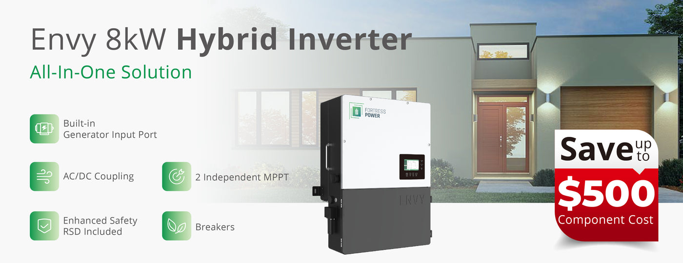 Fortress Power Envy 8kW All-In-One Solar Inverter