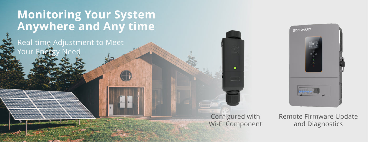 EcoVault 6500 Watt Smart Off-grid Inverter, Remote Firmware Upgrades