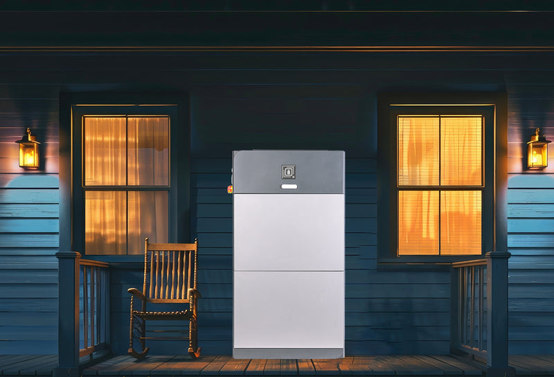 Fortress Power eForce 19.2kWh solar battery for a well-lit home.