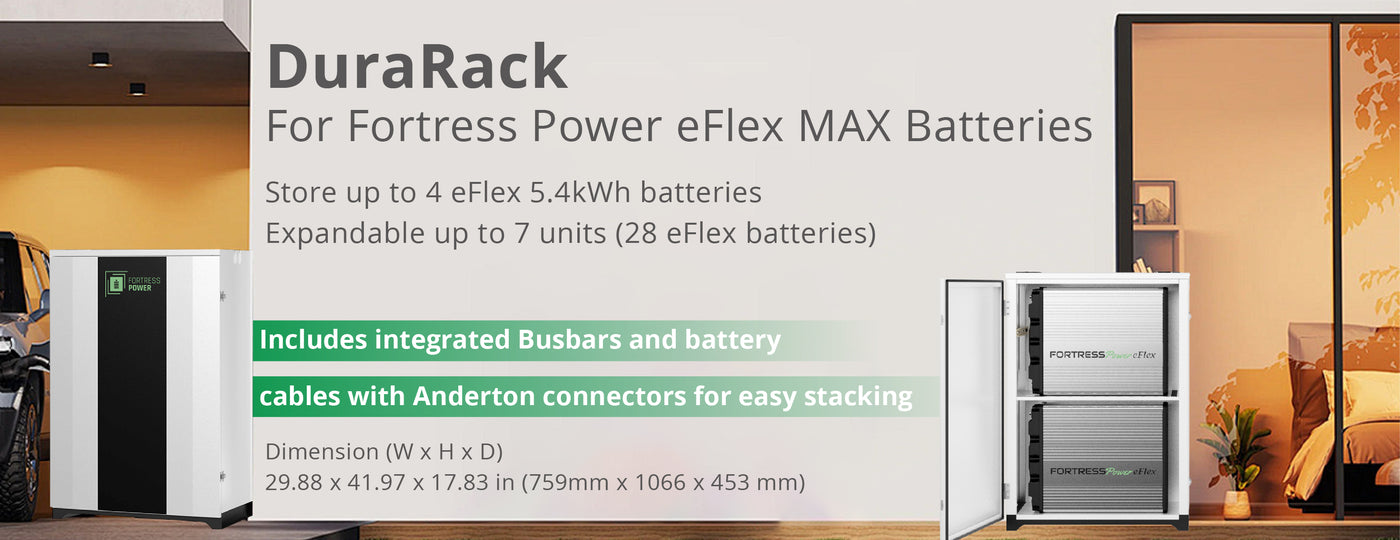 DuraRack Enclosure for Fortress Power eFlex Max Batteries