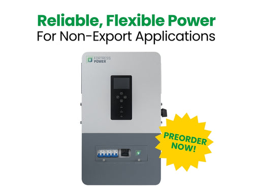 Fortress Power Solo 6.5K Off-Grid Inverter  | All-in-One | 48V