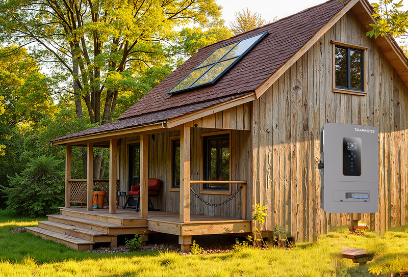 EcoVault 6500-Watt Off-Grid Inverter for Small Cabin.